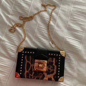 Aldo Leopard crossbody bag